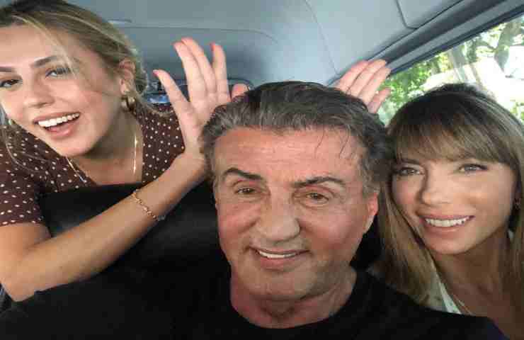 sylvester stallone moglie figlia