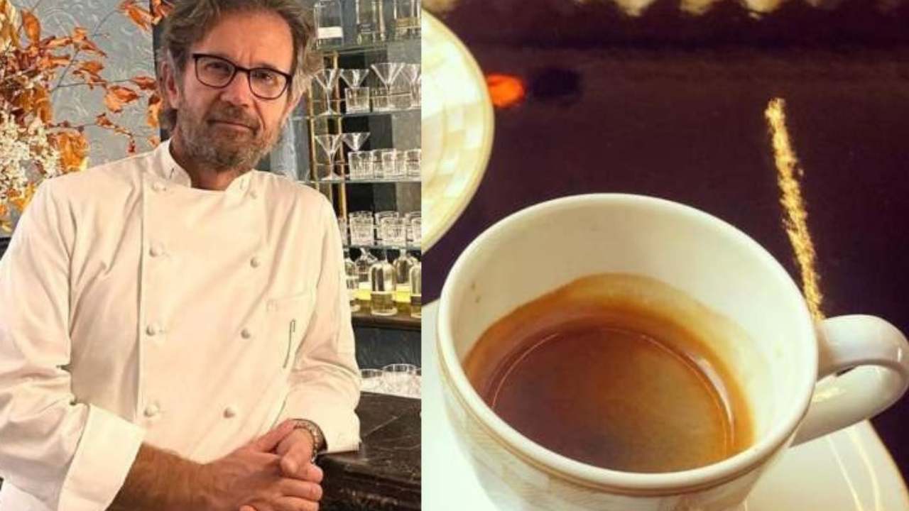 Carlo Cracco il prezzo del caffè n Galleria a Milano