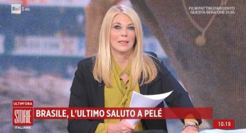 “Il più grande di tutti”: Storie Italiane, fortissima emozione per Eleonora Daniele
