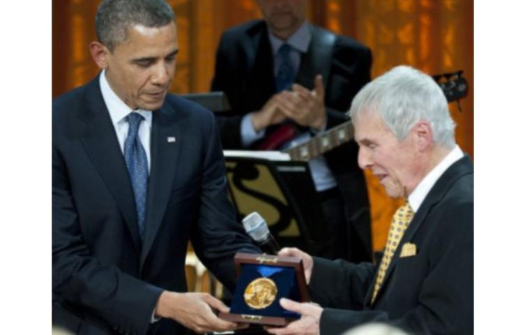 Burt Bacharach con Barack Obama 