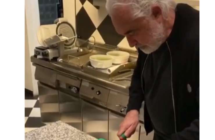 Flavio Briatore in cucina