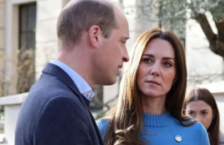 William e Kate scontro