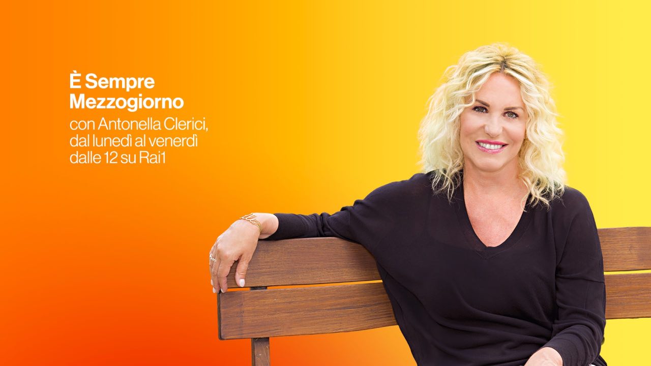 Antonella Clerici ospiti diretta