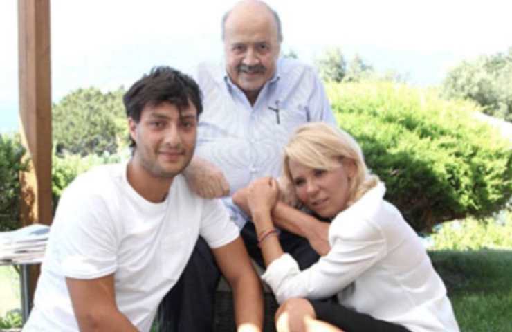 Maria con Maurizio e il figlio Gabriele