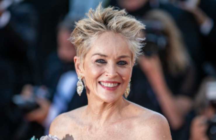 Sharon Stone taglio pixie