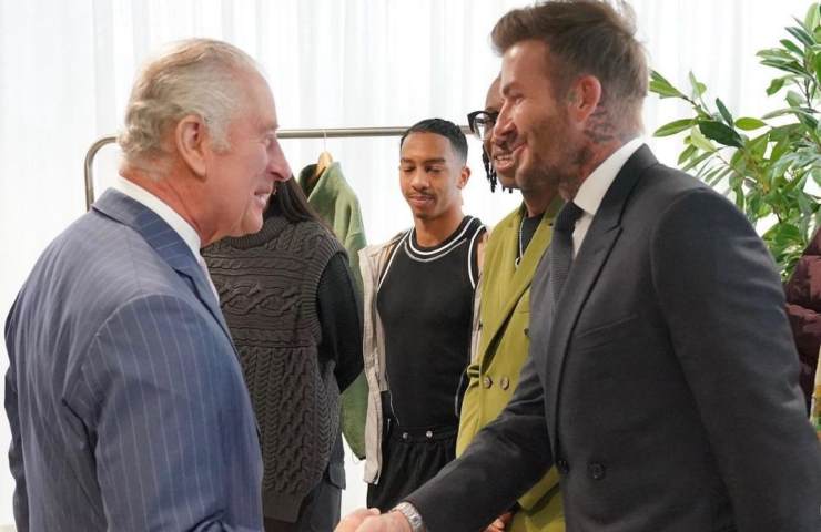 Re Carlo ha ricevuto un regalo speciale da David Beckham